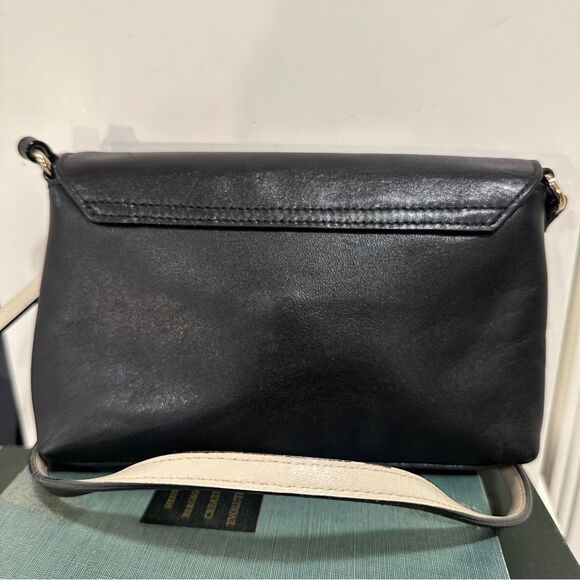 KATE SPADE Brightspot Avenue Sally Crossbody Bag Womens Black Leather Turnlock - Picture 9 of 10